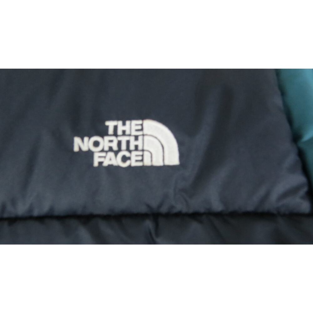 The North Face Womens Saikuru Puffer Jacket S Blue Black Full Zip Insulated Coat - Picture 10 of 13